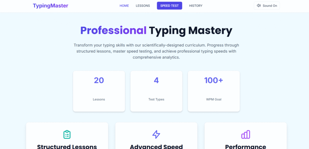 Typing Speed app